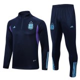 2023 Argentina Navy Soccer Training Suit Mens