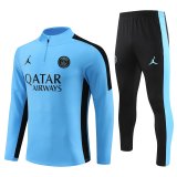 23/24 PSG x Jordan Blue Soccer Training Suit Mens