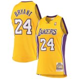 Los Angeles Lakers 2008-2009 Kobe Bryant Mitchell & Ness Yellow Jersey Hardwood Classics Man (BRYANT #24)