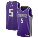 (FOX - 5) 23/24 Sacramento Kings Purple Swingman Jersey - Icon Edition Mens