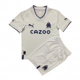 22/23 Olympique Marseille Home Soccer Kit Jersey + Short Kids