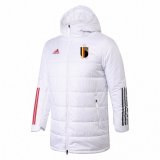2022 Belgium White Soccer Winter Cotton Jacket Mens