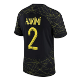 (HAKIMI #2) 22/23 PSG Fourth Away Soccer Jersey Mens