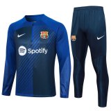 23/24 Barcelona Blue Soccer Training Suit Mens