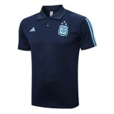 2023 Argentina Royal Soccer Polo Jersey Mens