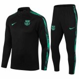 2020-21 Barcelona Black - Green Men Soccer Training Suit