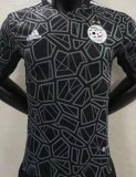 (Player Version) 2022 Algeria GK Black Soccer Jersey Mens