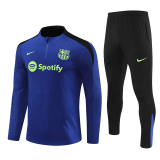 24/25 Barcelona Blue Soccer Training Suit Mens