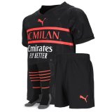 21/22 AC Milan Third Kids Soccer Jersey+Short+Socks