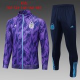 2023 Argentina Purple Soccer Training Suit Jacket + Pants Kids