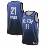 (Joel Embiid #21) 2023 NBA Brand Blue Swingman Jersey - All-Star GameMens