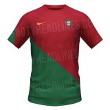 2022 Portugal Home Soccer Jersey Mens
