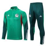 22/23 Mexico Green Soccer Training Suit Mens