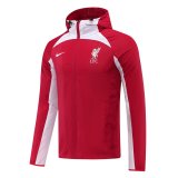(Hoodie) 22/23 Liverpool Red All Weather Windrunner Soccer Jacket Mens
