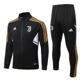 Juventus Black Training Suit Jacket + Pants Mens 2022/23