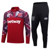 23/24 West Ham United Wine Soccer Training Suit Mens
