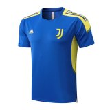 21/22 Juventus Blue Soccer Training Jersey Mens