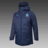 2020-21 Olympique Marseille Navy Man Soccer Winter Jacket