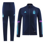 22/23 Argentina 3 Stars Navy Soccer Training Suit Jacket + Pants Mens