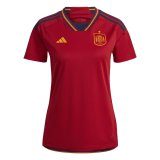 2022 Spain Home Soccer Jersey Womens