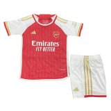 23/24 Arsenal Home Soccer Jersey + Shorts Kids