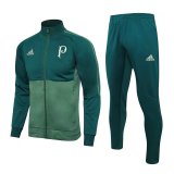 17/18 Palmeiras Green Soccer Training Suit Jacket + Pants Mens