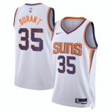 (Kevin Durant #35) 22/23 Phoenix Suns White Swingman Jersey - Association Mens