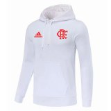 22/23 Flamengo Pullover Hoodie White Soccer Sweatshirt Mens