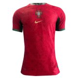 (Match) 2022 Portugal Pre-Match Red Soccer Training Jersey Mens