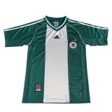 1998 Germany Away Green&White Retro Man Soccer Jersey