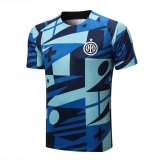 22/23 Inter Milan Blue Soccer Training Jersey Mens