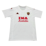 00/01 AS Roma Away White Retro Man Soccer Jersey