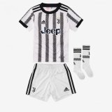 22/23 Juventus Home Soccer Jersey + Short + Socks Kids