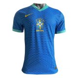 (Player Version) 2024 Brazil Away Soccer Jersey Mens