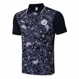 20/21 Manchester City Navy Soccer Polo Shirt Man