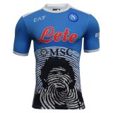 21/22 Napoli Blue Maradona Limited Edition Mens Soccer Jersey