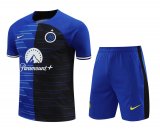 24/25 Inter Milan Blue Soccer Training Suit Jersey + Short Mens