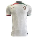 (Match) 2022 Portugal Pre-Match White Soccer Training Jersey Mens