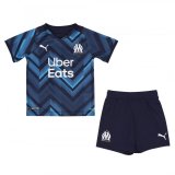 21/22 Olympique Marseille Away Kids Soccer Kit (Jersey + Short)