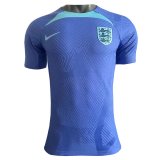 (Match) 2022 England Pre-Match Blue Soccer Training Jersey Mens