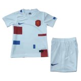 22/23 Netherlands Away Soccer Kit (Jersey + Short) Kids