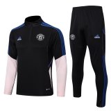 22/23 Manchester United Black - Pink Soccer Training Suit Mens