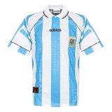 1996/1997 Argentina Retro Home Soccer Jersey Mens