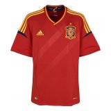 2012 Spain Retro Home Soccer Jersey Mens