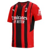 (Player Version) 21/22 AC Milan Home Mens Soccer Jersey