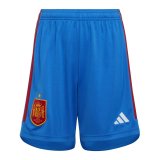 2022 Spain Away Soccer Shorts Mens