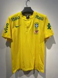 2022 Brazil Yellow II Soccer Polo Jersey Mens