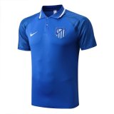 22/23 Atletico Madrid Blue Soccer Polo Jersey Mens