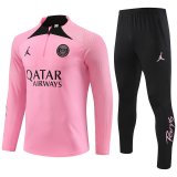 23/24 PSG x Jordan Pink Soccer Training Suit Mens