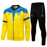 21/22 Napoli Yellow Soccer Training Suit(Jacket + Pants) Man